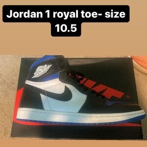 Jordan 1 royal toe
